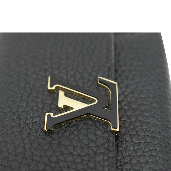 LOUIS VUITTON Capucines XS Taurillon leather Wallet Black
