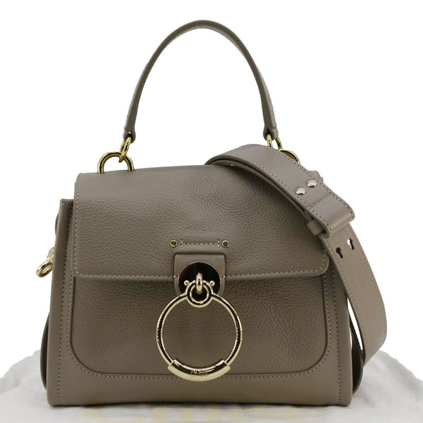 CHLOE Tess Day Bag Mini Leather Shoulder Bag Beige