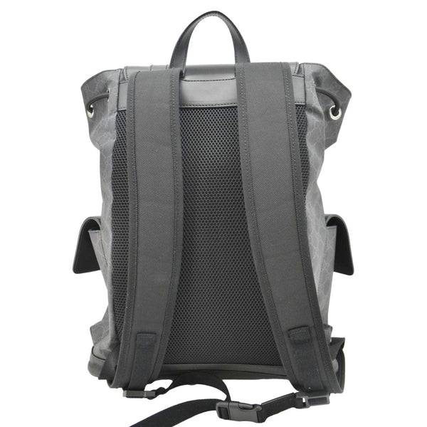 GUCCI GG Supreme Canvas Backpack Black 495563