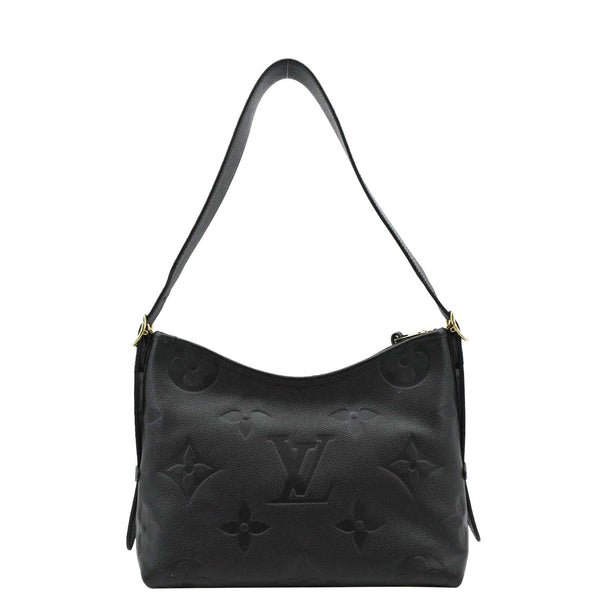 LOUIS VUITTON Black Shoulder Bag back end look