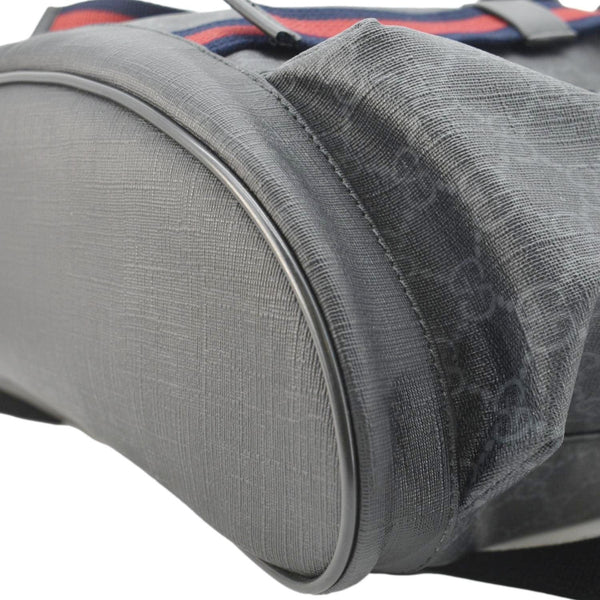 GUCCI GG Supreme Canvas Backpack Black 495563