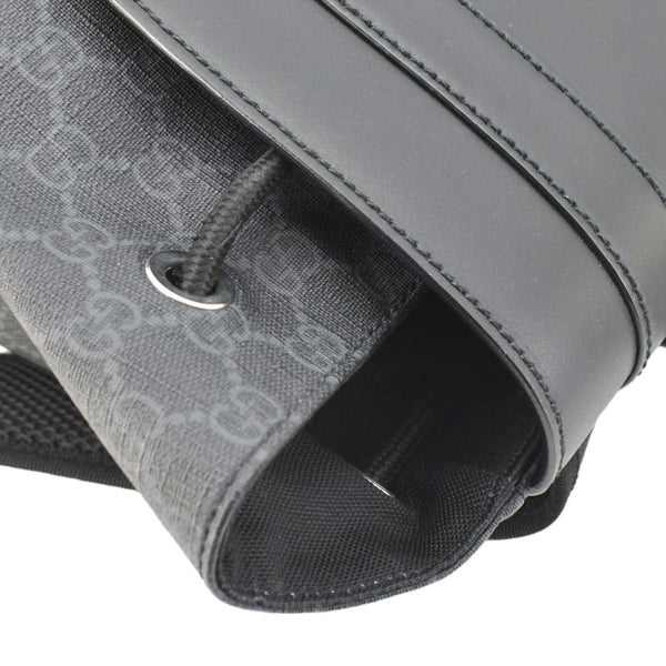 GUCCI GG Supreme Canvas Backpack Black 495563