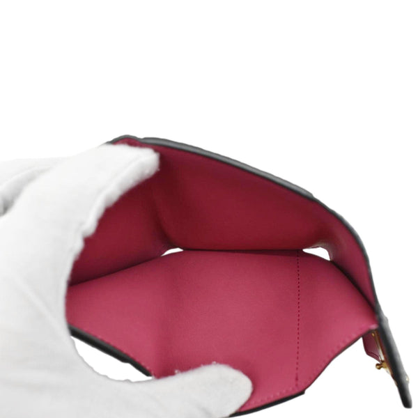 LOUIS VUITTON Capucines XS Taurillon leather Wallet Black