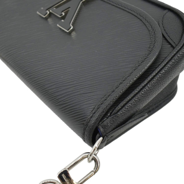 LOUIS VUITTON Buci Epi Grained Leather Shoulder Bag Black
