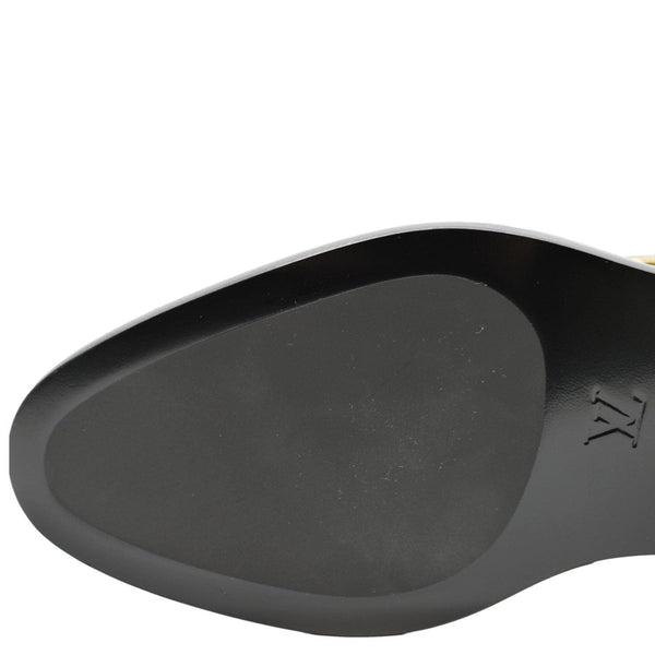 LOUIS VUITTON Westside Flat High Leather Boot Noir Black