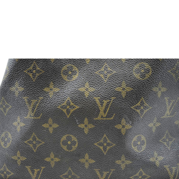 LOUIS VUITTON Brown Shoulder Bag leather look