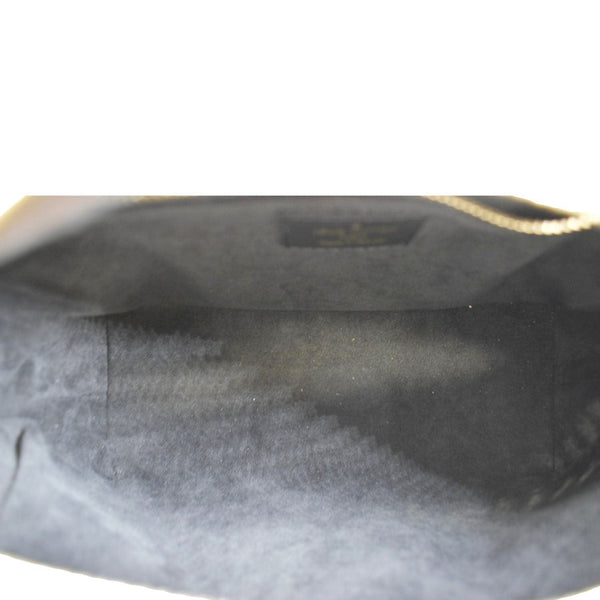 LOUIS VUITTON Petite Malle Souple Monogram Canvas Shoulder Bag Black