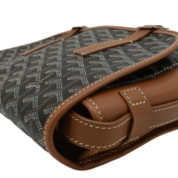 GOYARD Belvedere MM Canvas Messenger Bag Black