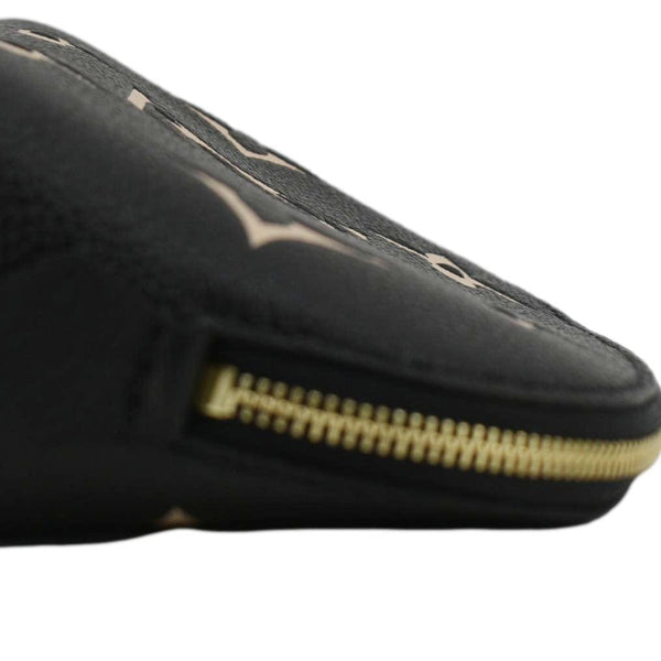 LOUIS VUITTON Monogram Empreinte leather Cosmetic Pouch Bicolor