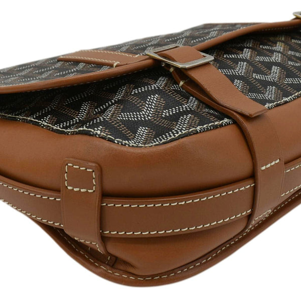 GOYARD Belvedere MM Canvas Messenger Bag Black