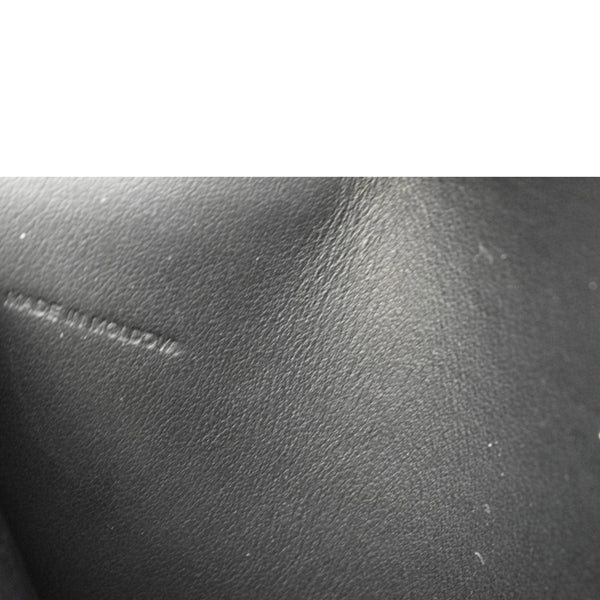 BURBERRY Hampshire Vintage Check Leather Crossbody Bag Black