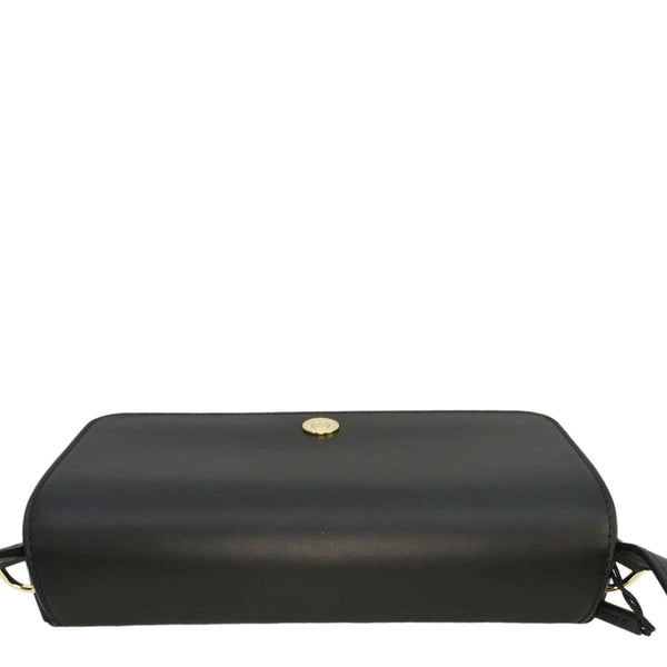 BURBERRY Hampshire Vintage Check Leather Crossbody Bag Black