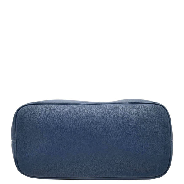 LOUIS VUITTON Neverfull MM Monogram Empreinte Tote Bag Gradient Blue