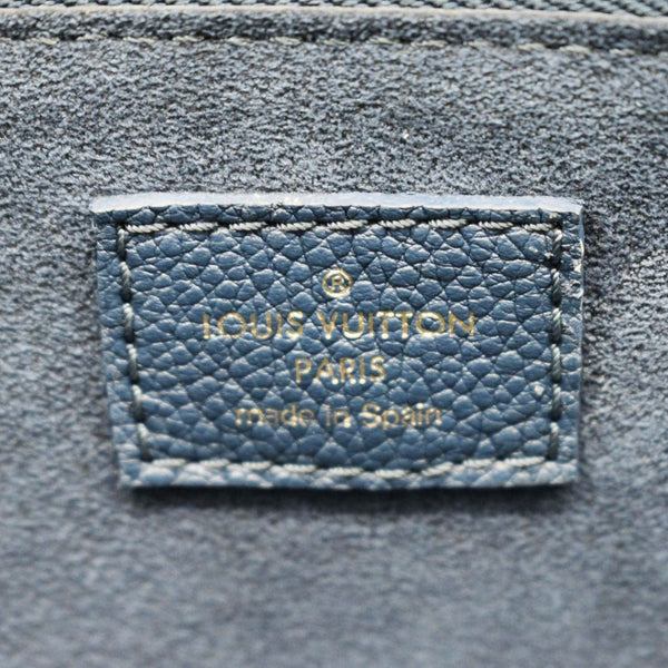 LOUIS VUITTON Neverfull MM Monogram Empreinte Tote Bag Gradient Blue