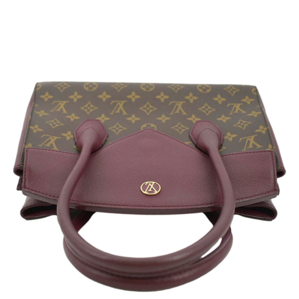 LOUIS VUITTON Florine Monogram Canvas Shoulder Bag Burgundy