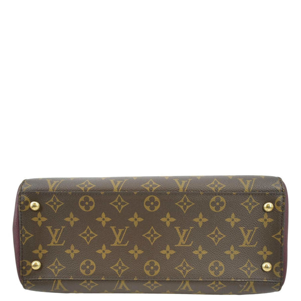LOUIS VUITTON Florine Monogram Canvas Shoulder Bag Burgundy