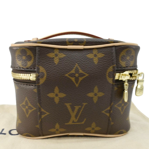LOUIS VUITTON Nice Nano Monogram Canvas Toiletry Pouch Brown