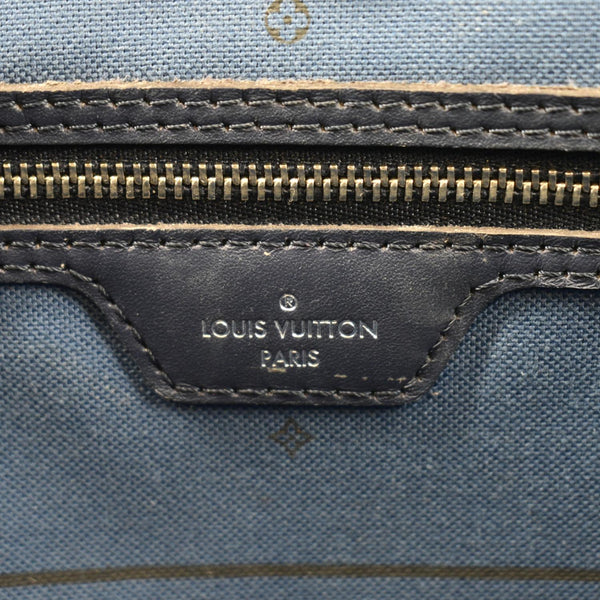 LOUIS VUITTON Neverfull MM Escale Monogram Canvas Shoulder Bag Blue