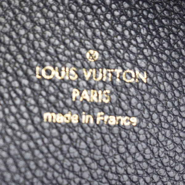 LOUIS VUITTON Melie Empreinte Leather Hobo Shoulder Bag Navy Blue