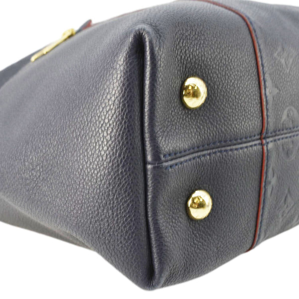 LOUIS VUITTON Melie Empreinte Leather Hobo Shoulder Bag Navy Blue