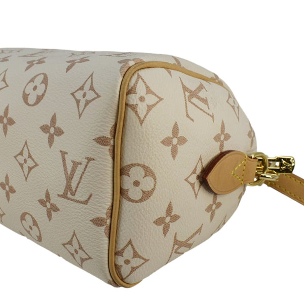 LOUIS VUITTON Speedy 20 Bandouliere Monogram Dune Canvas Crossbody Bag Sand