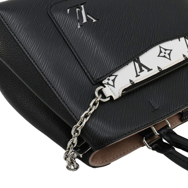 LOUIS VUITTON Marelle MM Epi Leather Tote Shoulder Bag Black