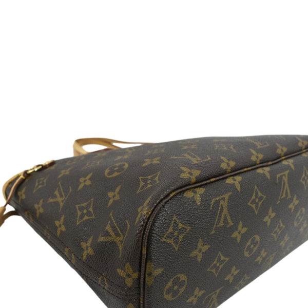 LOUIS VUITTON Neverfull PM Monogram Canvas Tote Bag Brown