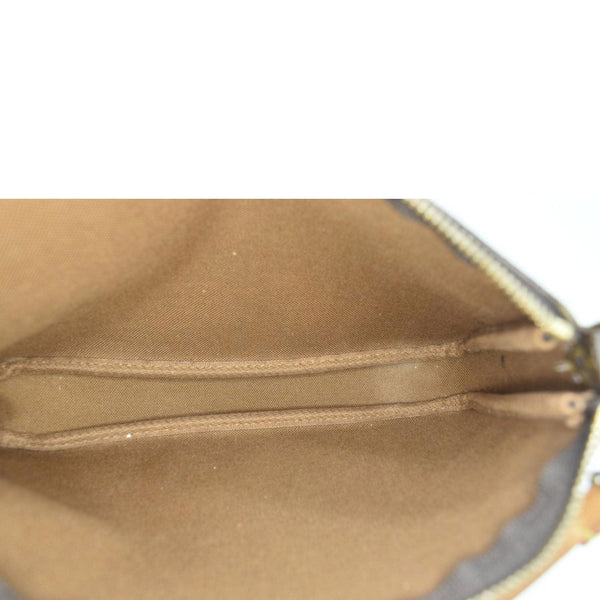 LOUIS VUITTON Pochette Accessoires Monogram Canvas Pouch Brown