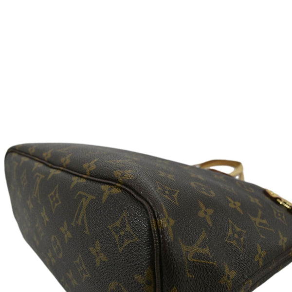 LOUIS VUITTON Neverfull PM Monogram Canvas Tote Bag Brown