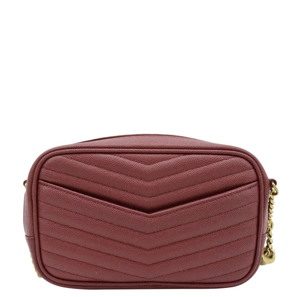 YVES SAINT LAURENT Red Crossbody Bag back view