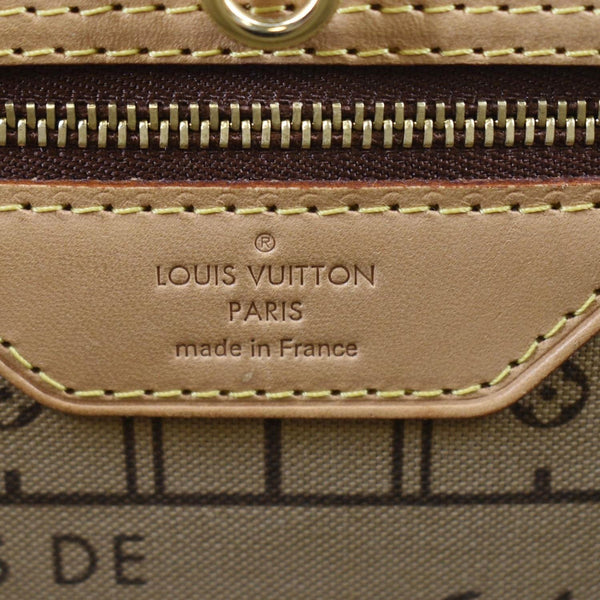 LOUIS VUITTON Neverfull PM Monogram Canvas Tote Bag Brown