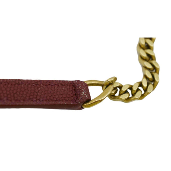 YVES SAINT LAURENT Red Crossbody Bag chain view