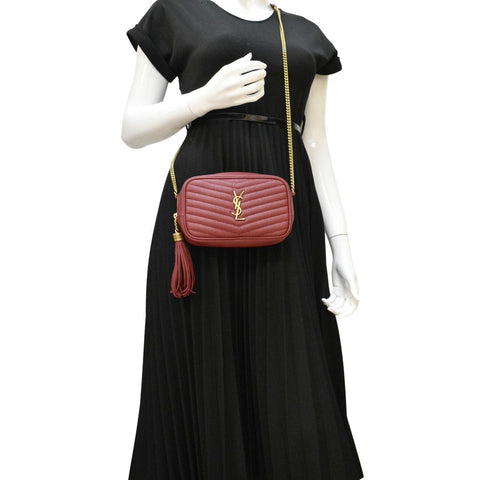YVES SAINT LAURENT Red Crossbody Bag dummy look