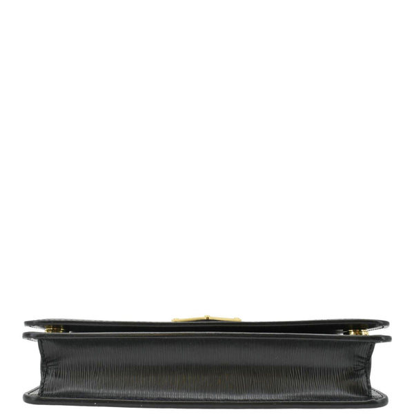 PRADA Wallet on Chain Leather Clutch Crossbody Bag Black