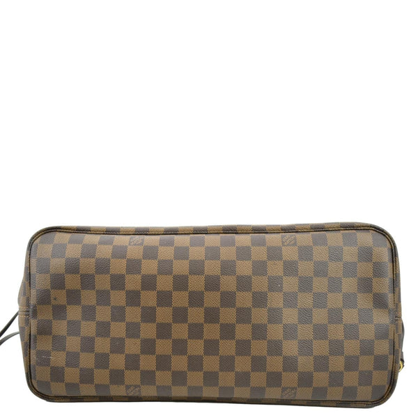 LOUIS VUITTON Neverfull GM Damier Ebene Tote Shoulder Bag Brown