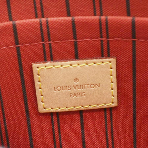 LOUIS VUITTON Monogram Canvas Wristlet Pouch Brown