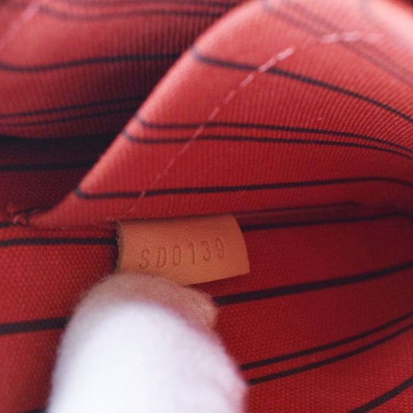 LOUIS VUITTON Monogram Canvas Wristlet Pouch Brown