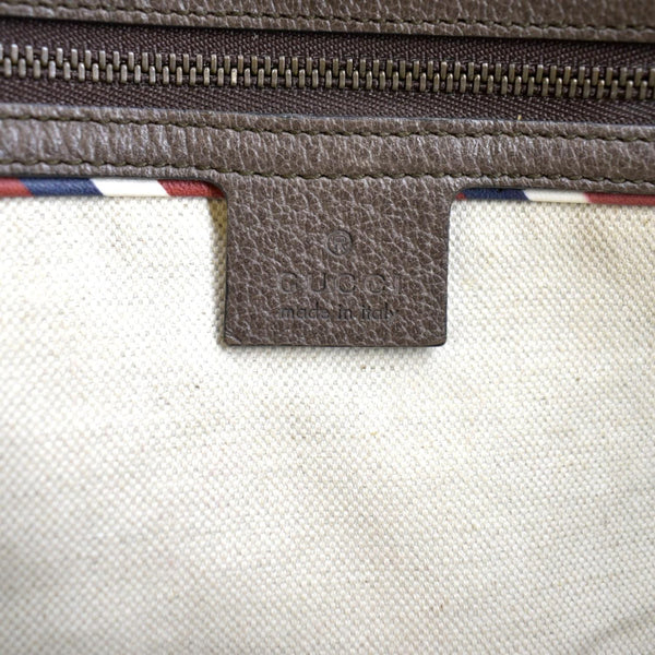 GUCCI Courrier Soft GG Supreme Canvas Tote Shoulder Bag Beige 474085