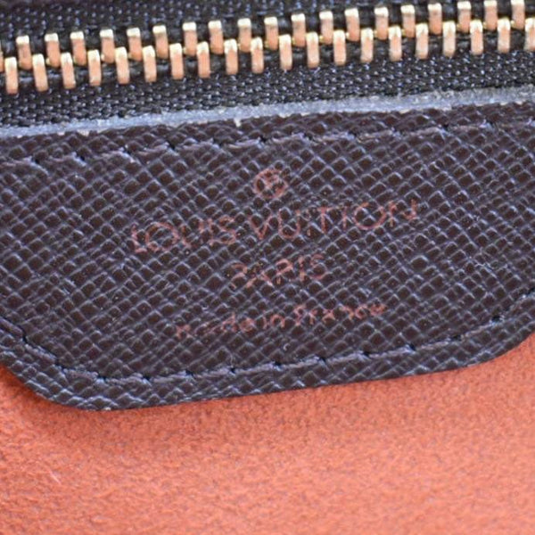 LOUIS VUITTON Triana Damier Ebene Satchel Bag Brown