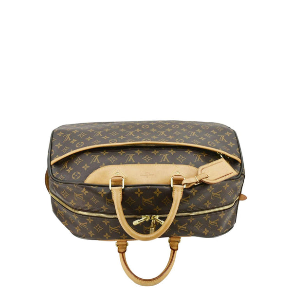 LOUIS VUITTON Eole 50 Monogram Canvas Rolling Luggage Bag Brown