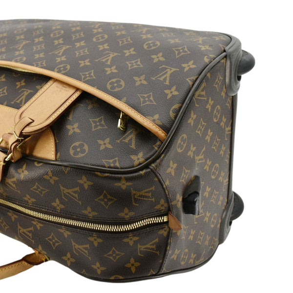 LOUIS VUITTON Eole 50 Monogram Canvas Rolling Luggage Bag Brown
