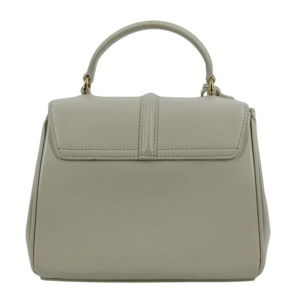 CELINE Laminated Small 16 Leather Shoulder Bag Limestone