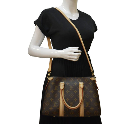 LOUIS VUITTON Soufflot BB Monogram Canvas Shoulder Crossbody Bag Brown