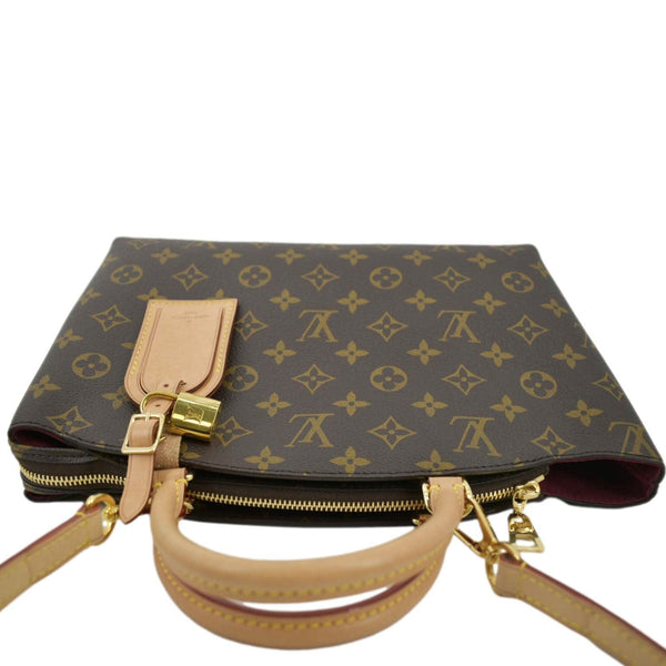 LOUIS VUITTON Petit Palais Monogram Canvas Shoulder Bag Brown