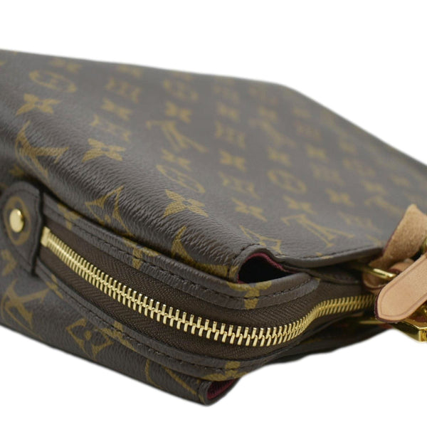 LOUIS VUITTON Petit Palais Monogram Canvas Shoulder Bag Brown