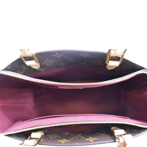 LOUIS VUITTON Petit Palais Monogram Canvas Shoulder Bag Brown