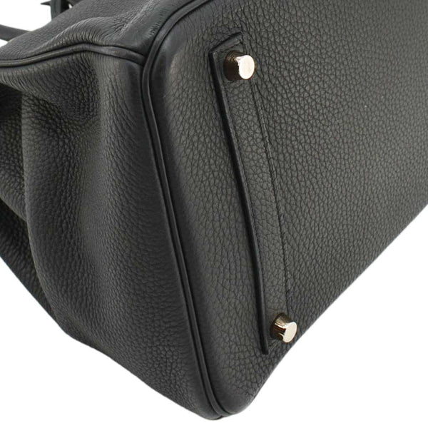HERMES Birkin 35 Togo Leather Tote Bag Black