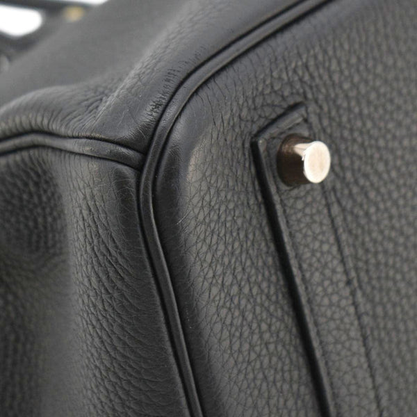 HERMES Birkin 35 Togo Leather Tote Bag Black
