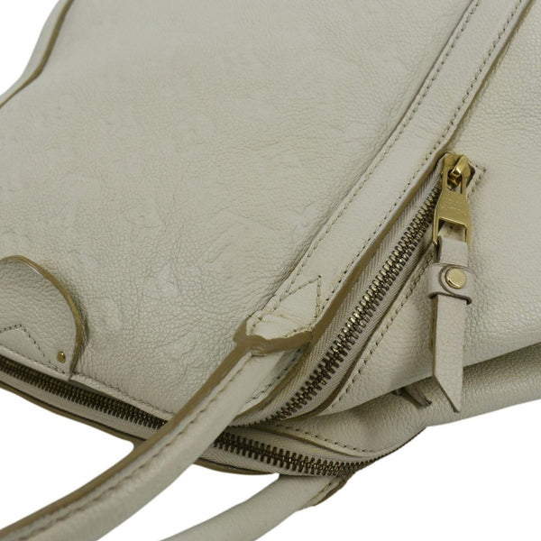 LOUIS VUITTON Marais MM Empreinte Leather Hobo Bag Ivory