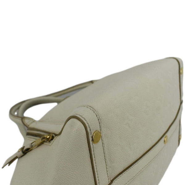 LOUIS VUITTON Marais MM Empreinte Leather Hobo Bag Ivory